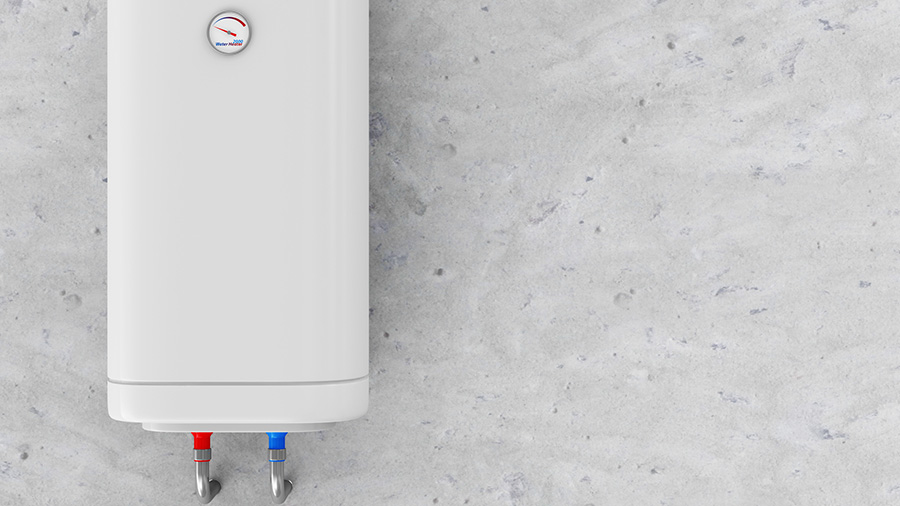 Water heater in a motorhome seen while preforming RV inspection services